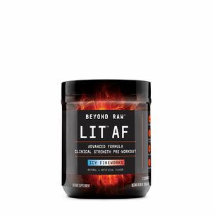 LIT AF&trade; Pre-Workout - Icy Fireworks&nbsp;&#40;12 Servings&#41; Icy Fireworks | GNC